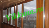 Остекление балконов, лоджий оконными конструкциями различного профиля (евро, финский)