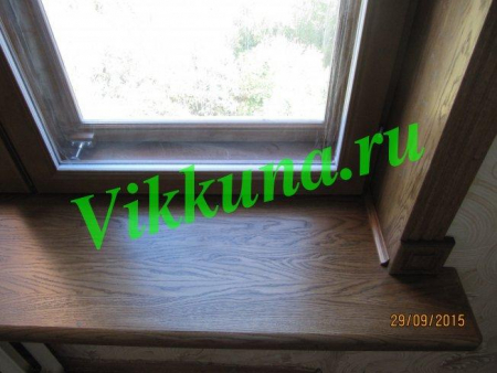Финское окно из дуба размер 2,5*2